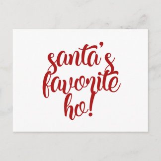Cartão Postal De Festividades Papais noeis Favoritos Ho!