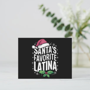 Cartão Postal De Festividades Papais noeis Favoritos Latina Natal Ugly Xmas