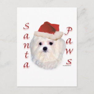 Cartão Postal De Festividades Papais noeis malteses