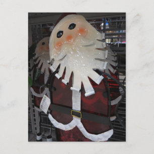 Cartão Postal De Festividades Papais noeis metálicos