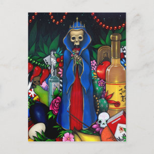 Cartão Postal De Festividades Papais noeis Muerte POSTCARD Dia dos Mortos