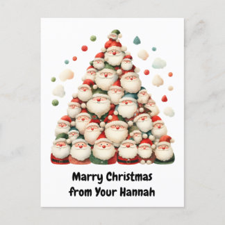 Cartão Postal De Festividades papais noeis Natal