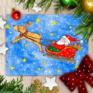 Cartão Postal De Festividades Papais noeis postais por Nicole Janes