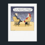 Cartão Postal De Festividades Papais noeis recebem alguns conselhos | Terapia Na<br><div class="desc">Santa Clause recebe alguma ajuda pela sua autoestima do psicólogo mais famoso da televisão do dia a dia. A legenda diz: "Se você espera que as pessoas acreditem em você, primeiro você precisa acreditar em si mesmo!" Um cartão postal de feriado engraçado para todos na sua lista. Confira o Doodle...</div>