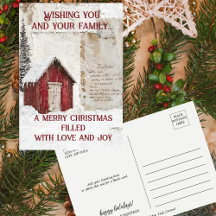 Papéis de Natal do Red Barn