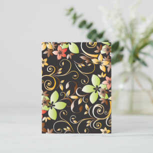 Cartão Postal De Festividades Papel de parede para flores 4