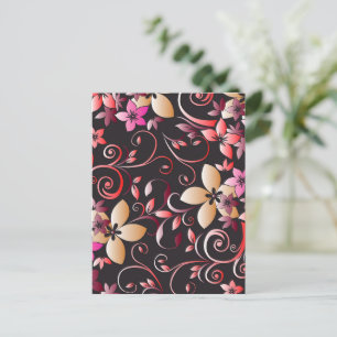 Cartão Postal De Festividades Papel de parede para flores 7