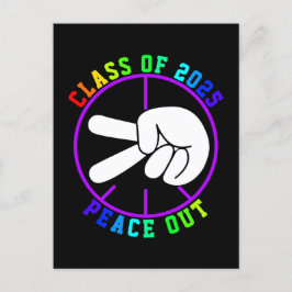 Cartão Postal De Festividades Parabéns Classe de Formando de Graduação 2025