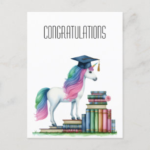 Cartão Postal De Festividades Parabéns para graduação