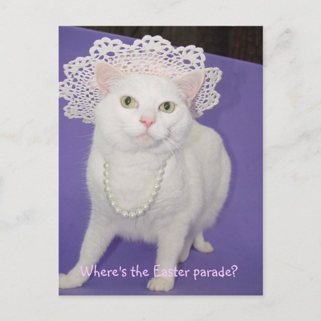 Cartão Postal De Festividades Parada da páscoa (Frente)