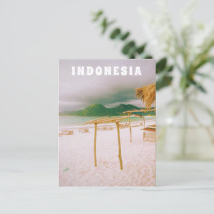 Cartão Postal De Festividades Paraíso Tropical Lombok Indonésia Impressão
