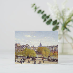 Cartão Postal De Festividades Parceiro do Louvre Paris - Pintura Familiar Monet