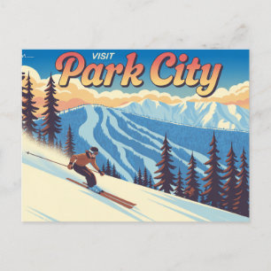 Cartão Postal De Festividades Park City Utah