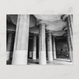 Cartão Postal De Festividades Park Güell de Antonio Gaudi em Barcelona - foto da