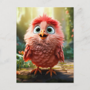 Cartão Postal De Festividades Parker - O Cardinal Vermelho Filhote