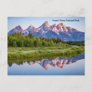 Cartão Postal De Festividades Parque Nacional Grand Teton