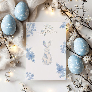 Cartão Postal De Festividades Páscoa azul