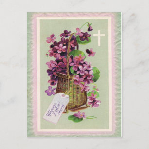 Cartão Postal De Festividades Páscoa Morn