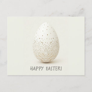 Cartão Postal De Festividades Páscoa no estilo minimalista
