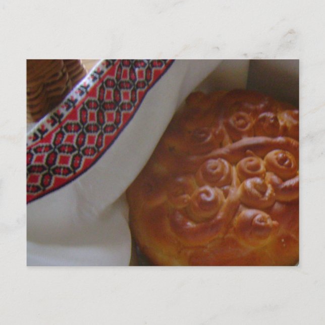 Cartão Postal De Festividades Páscoa Paska (Frente)