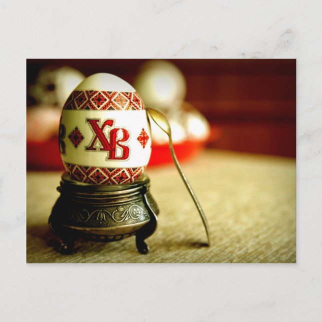 Cartão Postal De Festividades Páscoa ucraniana (Frente)