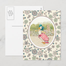 Cartão Postal De Festividades Páscoa Vintage Duck