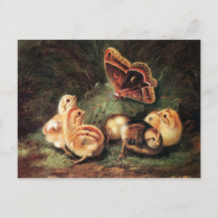 Cartão Postal De Festividades Páscoa vitoriana