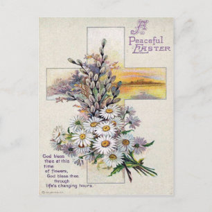 Cartão Postal De Festividades Páscoa vitoriana