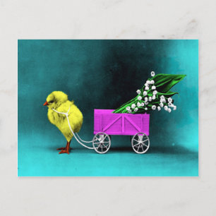 Cartão Postal De Festividades Páscoa vitoriana