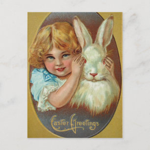 Cartão Postal De Festividades Páscoa Vitoriana Posta Ocultar em Busca
