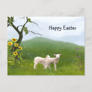 Cartão Postal De Festividades Páscoas