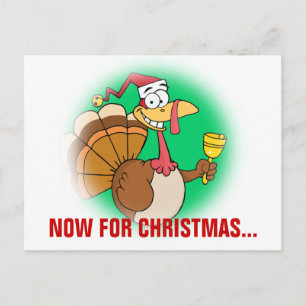 Cartão Postal De Festividades Passando pelas Férias no Natal