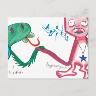 Cartão Postal De Festividades Pássaros do Amor