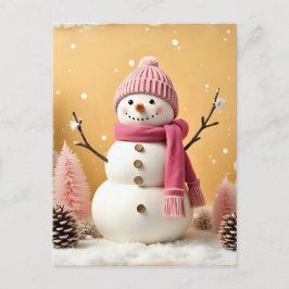 Cartão Postal De Festividades Pastel Christmas - Holiday Postcard