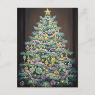 Cartão Postal De Festividades Pastel Natal