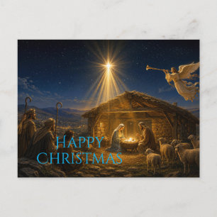 Cartão Postal De Festividades Pastores se reúnem na Natividade