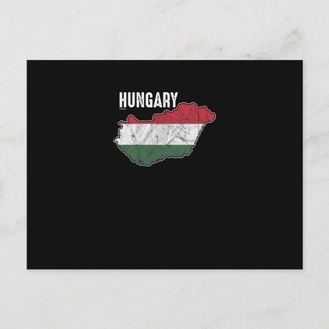 Cartão Postal De Festividades Patriotismo patriótico do Hungarian da bandeira de (Frente)