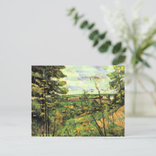 Cartão Postal De Festividades Paul Cezanne, O Vale do Oise,
