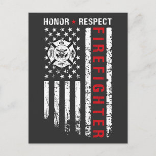 Cartão Postal De Festividades Pavilhão dos Bombeiros da Linha Vermelha dos Estad