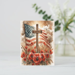 Cartão Postal De Festividades Paz por baixo dos papais