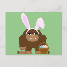 Cartão Postal De Festividades Pé-Grande Páscoa
