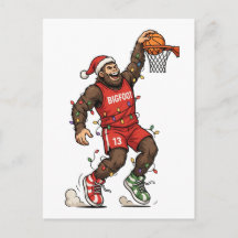 Pé Grande Sasquatch Basquete Natal 2026 Feriado