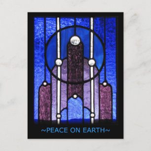 Cartão Postal De Festividades Peace on Earth - Holiday Postcard
