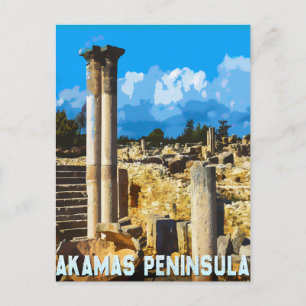 Cartão Postal De Festividades Península de Akamas (Neo Chorion)