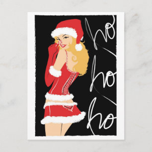 Cartão Postal De Festividades Peppermint Peek postcard