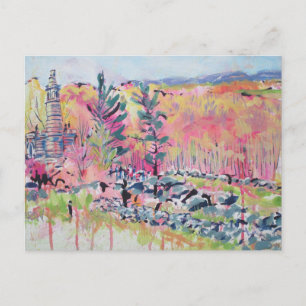 Cartão Postal De Festividades Pequenos Redbuds do Roundtop #120401