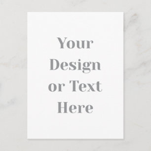 Cartão Postal De Festividades Personalizável Seu Design ou Texto Aqui Personaliz