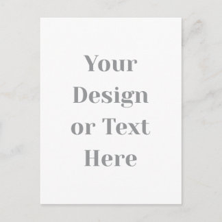 Cartão Postal De Festividades Personalizável Seu Design ou Texto Aqui Personaliz