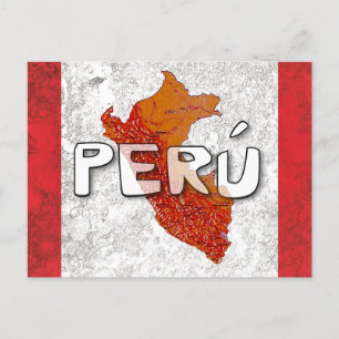 Cartão Postal De Festividades Peru