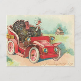 Cartão Postal De Festividades Perus Dirigidos no Dia de Ação de Graças